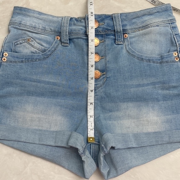 YMI High Rise Jean Shorts Button Fly Size 3 - Picture 12 of 15